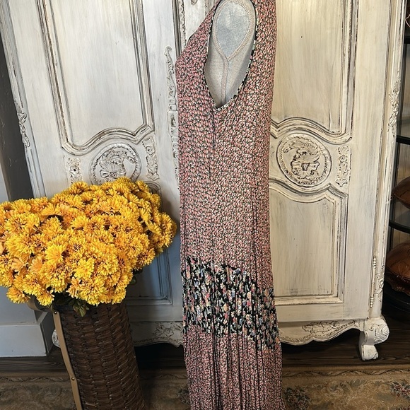 STARINA Made in India Ditsy Floral Maxi Dress CottageCore Victorian Romantic - Picture 6 of 11